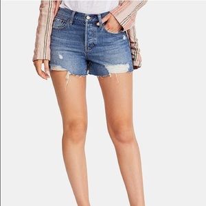 FREE PEOPLE SOFIA DENIM SHORTS
